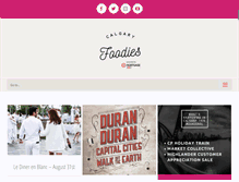 Tablet Screenshot of calgaryfoodies.com